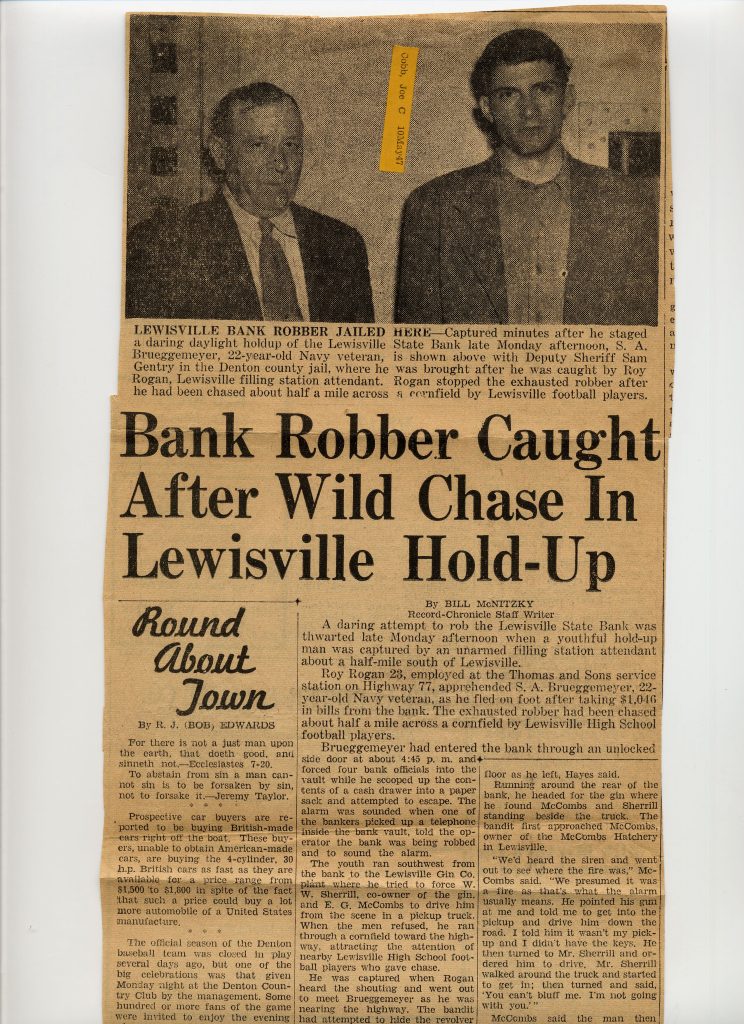1946 - LSB robbery - news clipping 01