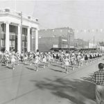 1954 LHS Homecoming Parade Majorettes