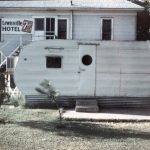 1970 Lewisville Hotel with trailer