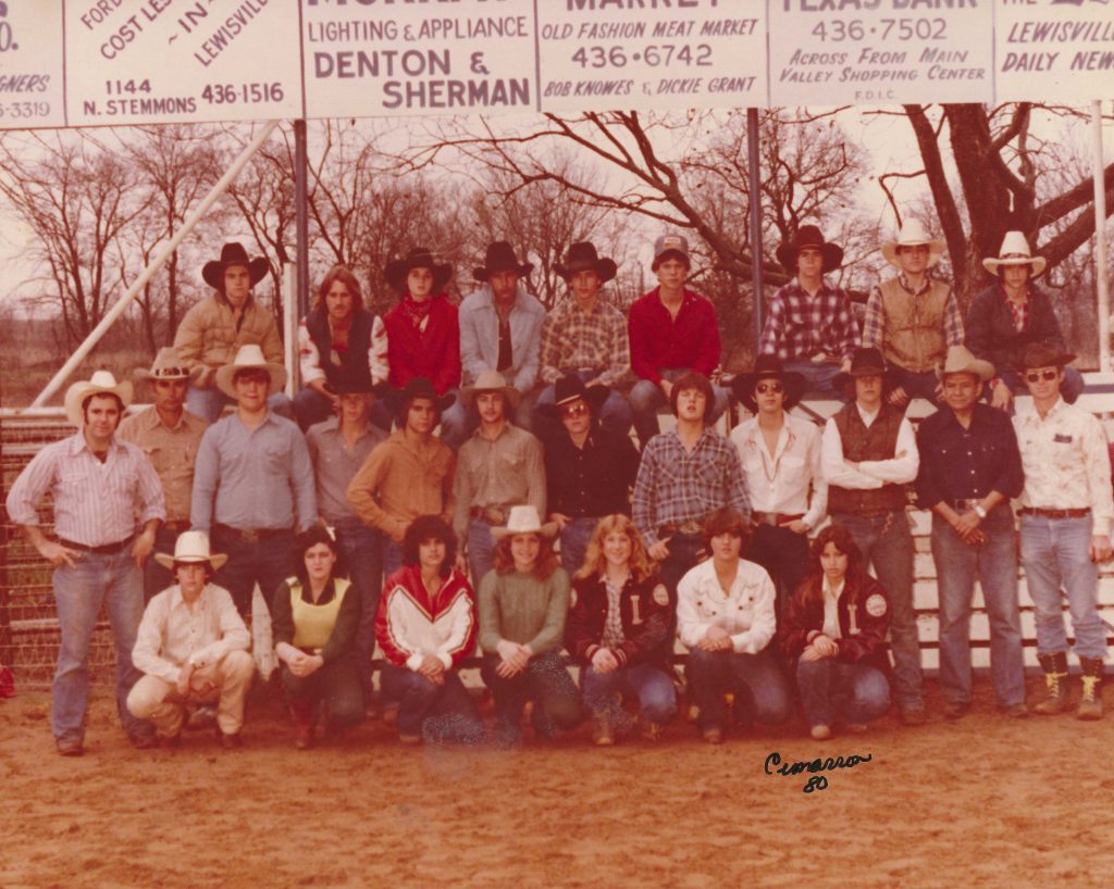 1980 Lewisville Rodeo Team