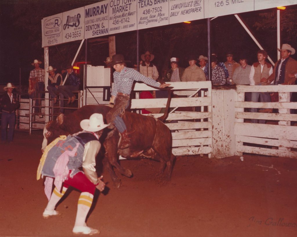 1982 Pat Clancey at Lewisville Rodeo Arena 02