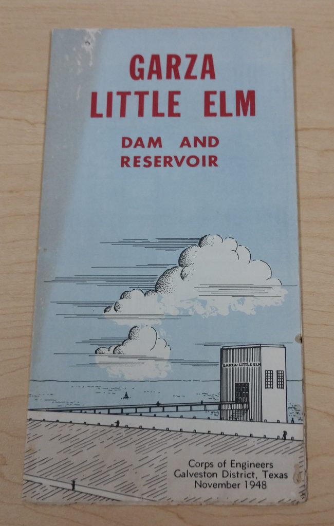 1948 map – Garza Little Elm dam and reservoir