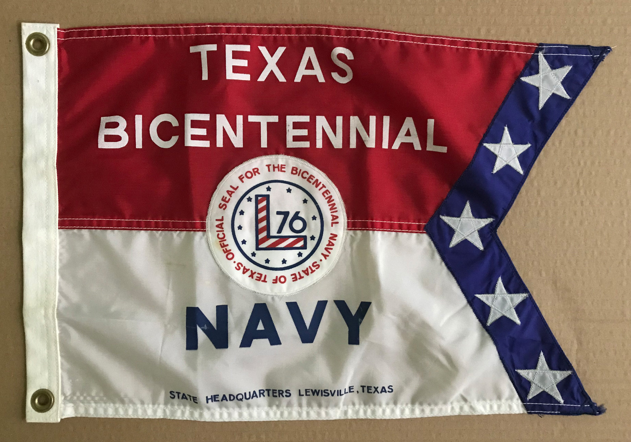 1976 Boat Flag – Texas Bicentennial Navy
