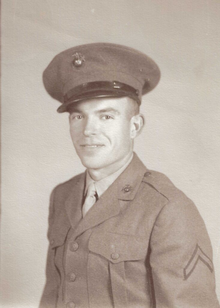 1943 Photo - Arthur D Hayes Marine Corps