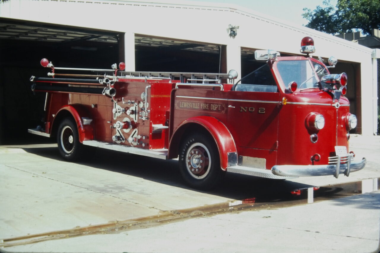 1947c Slide - Lewisville Fire Department Engine
