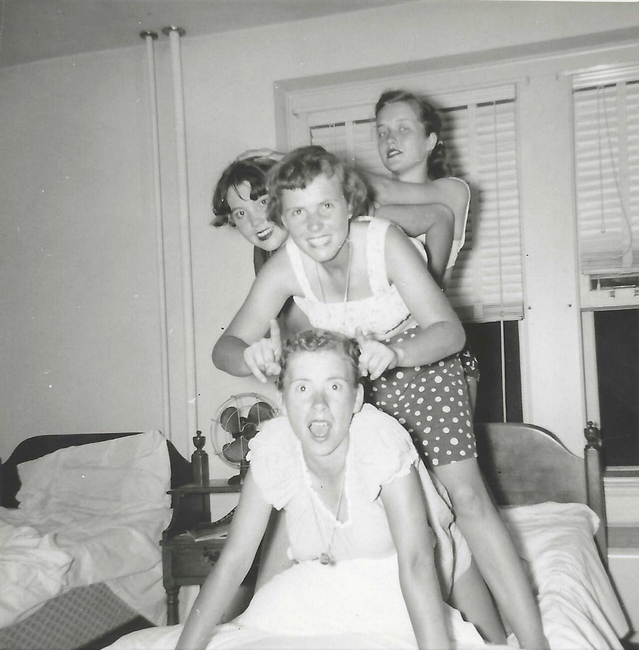 1954 Photo - Girls at SMU Baton School