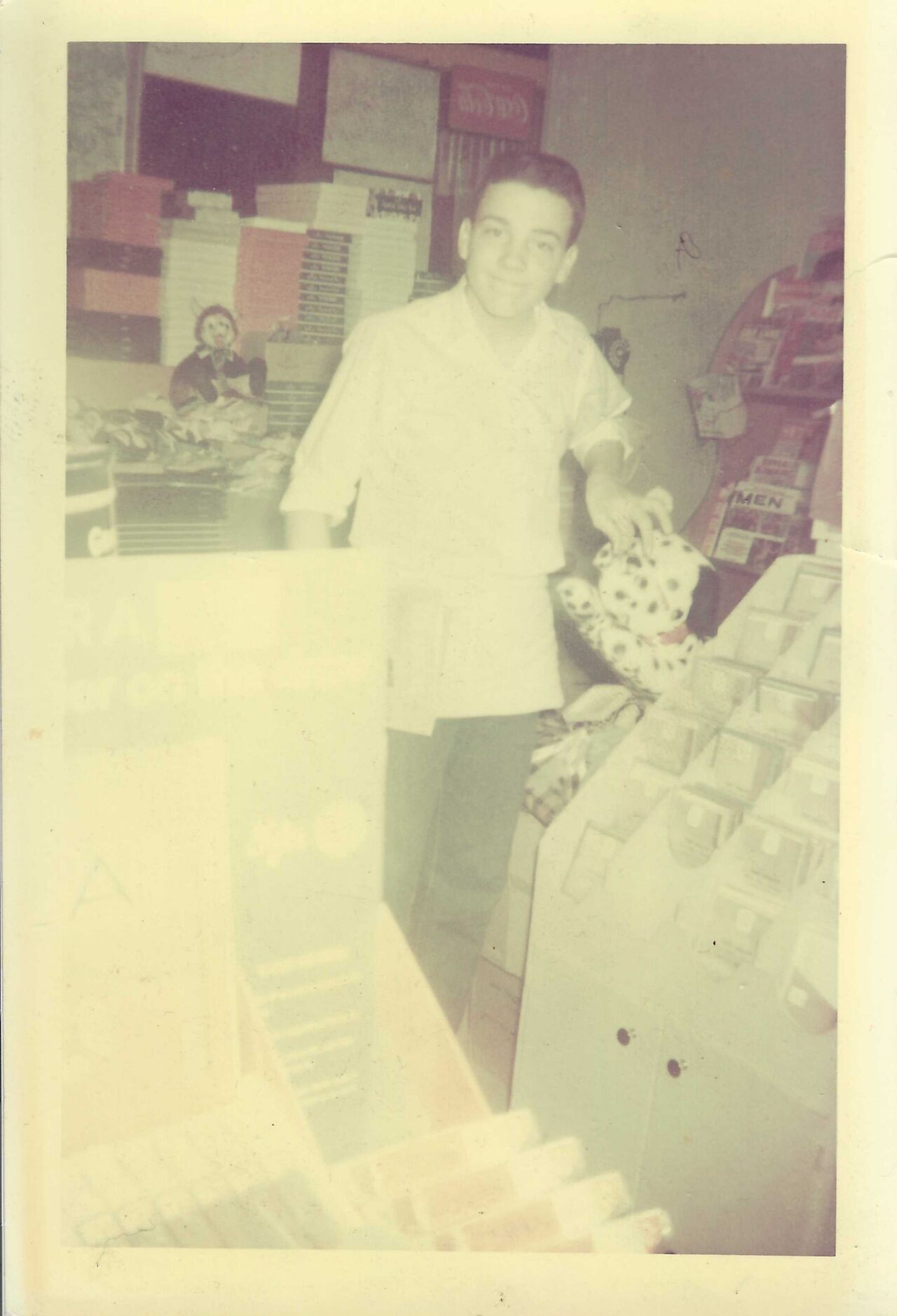1958 - George Gober at Kings Drug